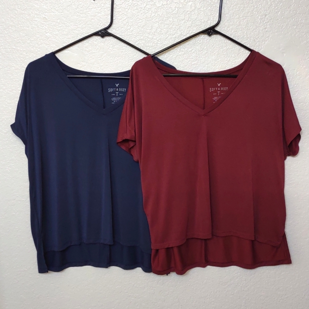 American Eagle soft&sexy flowy tees